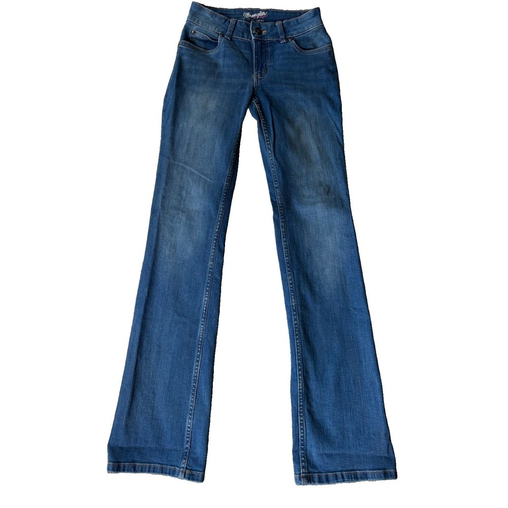 Wrangler Women's Bootcut Jeans Size 0 X 34 Denim Western cowboy